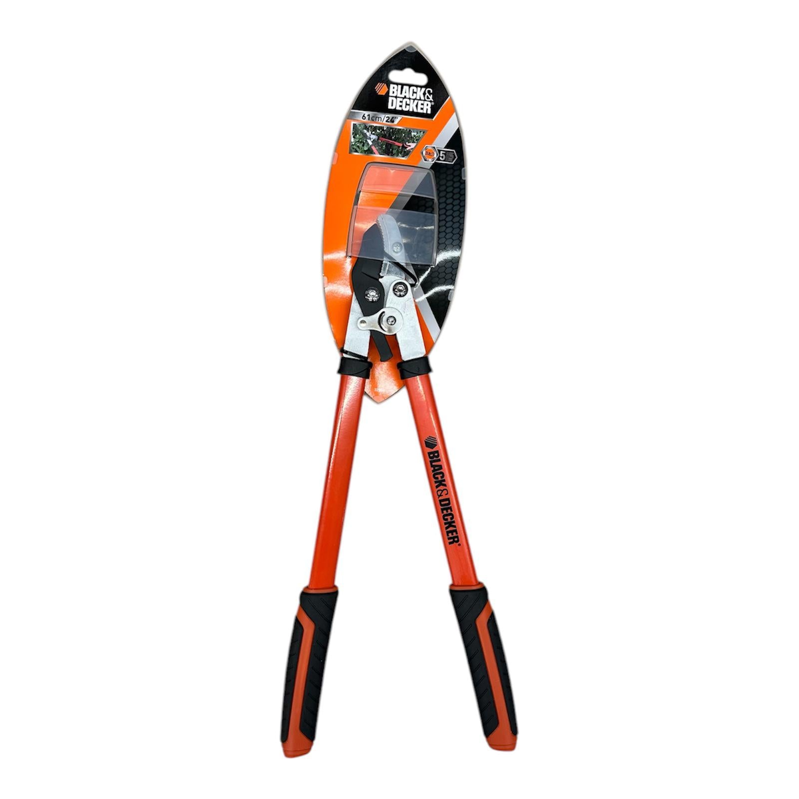 Troncarami cesoie professionali lame affilate per tagliare legno fresco con manico robusto 61cm 24'' Black & Decker Troncarami cesoie professionali lame affilate per tagliare legno fresco con manico robusto 61cm 24'' Black & Decker